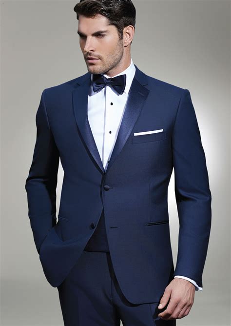 navy tuxedo for wedding.